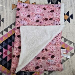 Posh Peanut Liliana Plush Patoo Bamboo Blanket Pink Fall Pumpkin Baby Toddler
